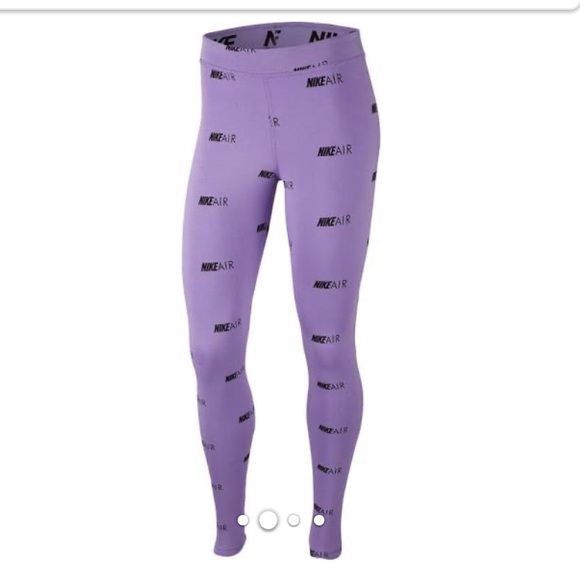 nike air purple leggings